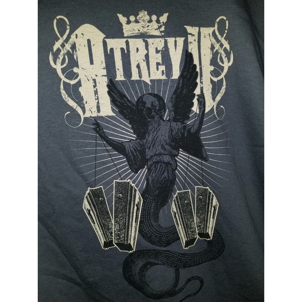 Atreyu  T-Shirt Youth Large Official Band Merchandise NEW grey rock T-shirt